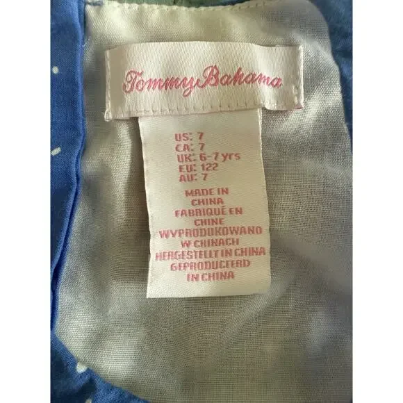 Girls Tommy Bahama Dress Size 7 Mermaid Under the Sea Beach Vacation Dress - Picture 4 of 8